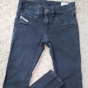 Diesel LIVIER Women 25W Slim Jeggings Jeans Grey Diesel